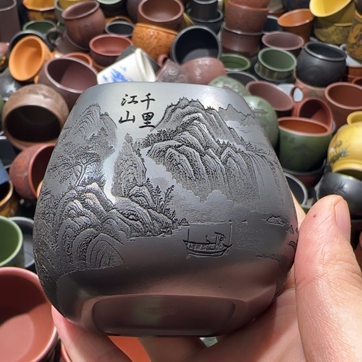 茶杯紫砂全手工紫砂