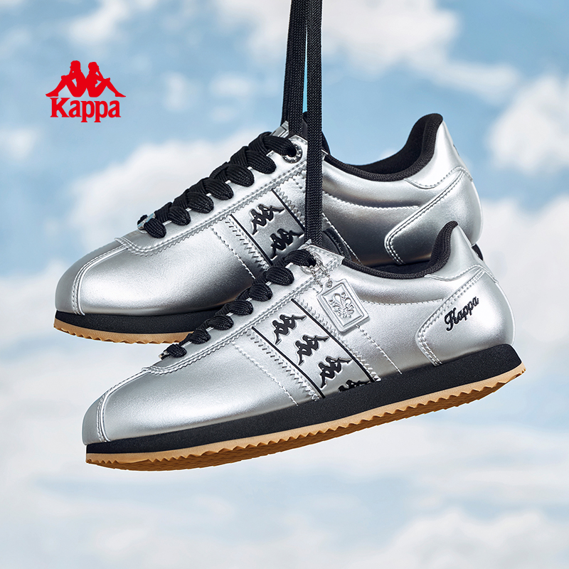 Kappa女鞋2025春季新款复古百搭休闲鞋潮流轻便运动鞋K0FW5MM12CJ
