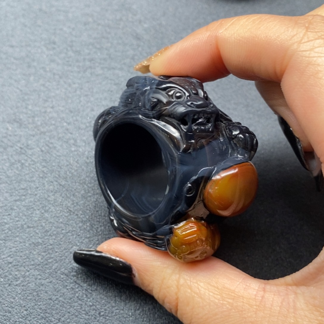 玛瑙/玉髓吊坠(不含链)未镶嵌会***?