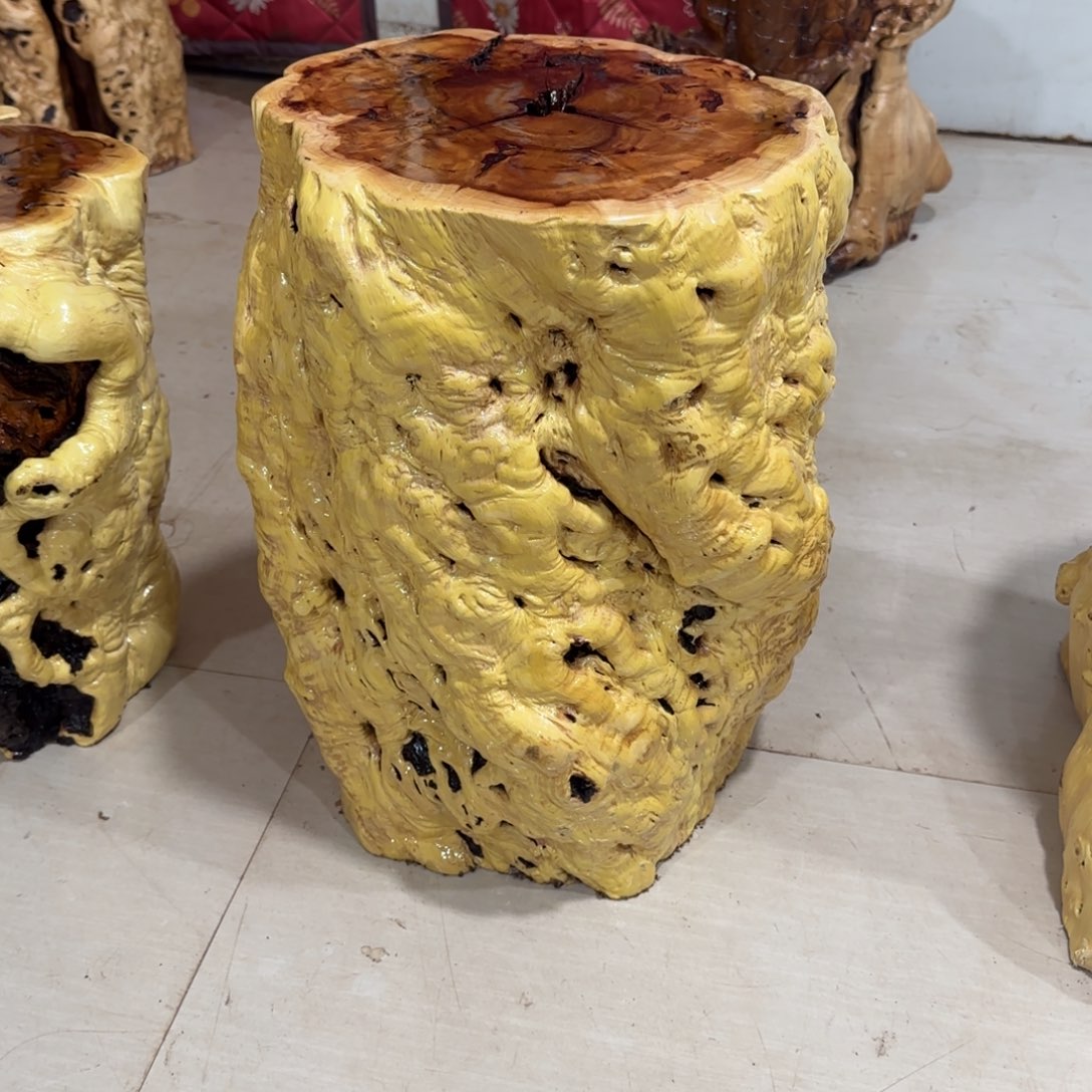 喜***人龙纹鸡心枣木手工艺品 