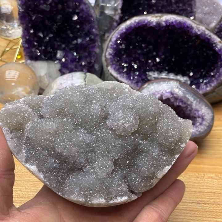 紫晶水晶软糖未镶嵌