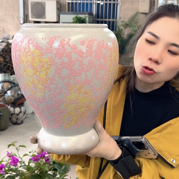 正品口19高29花盆……