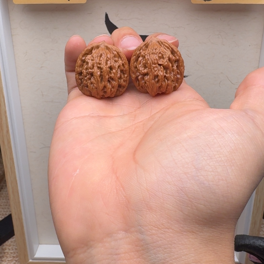 文玩核桃把件2913虎头手捻