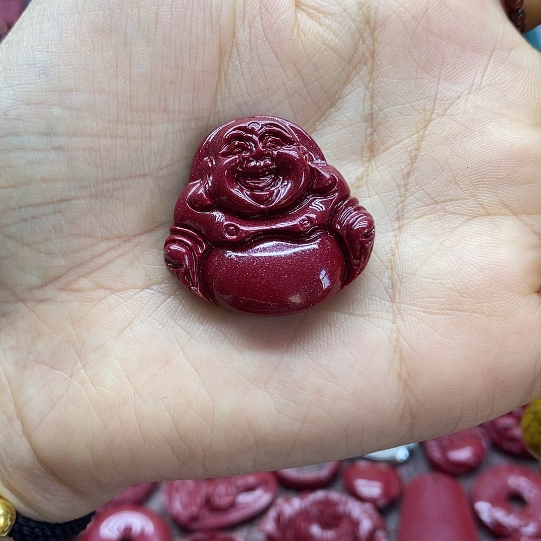 天然辰砂0000朱砂吊坠