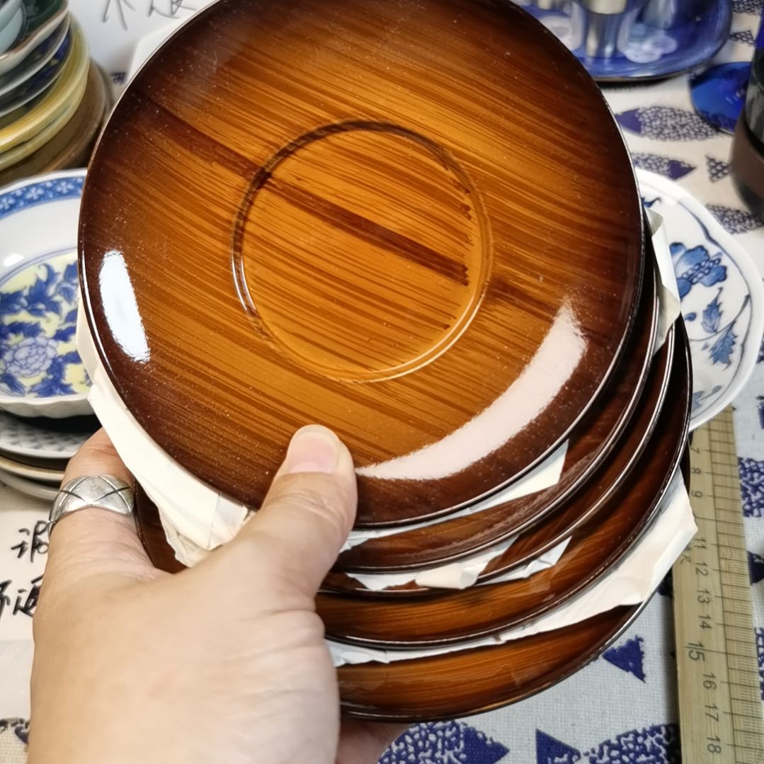 紫砂茶案陶瓷杯子碟子碗静