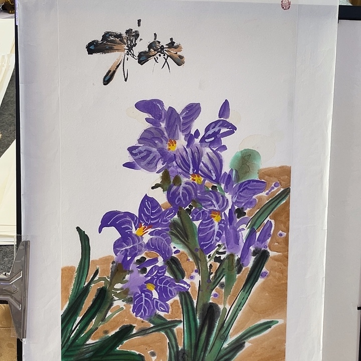 国画张圣敏先生纯手绘作品