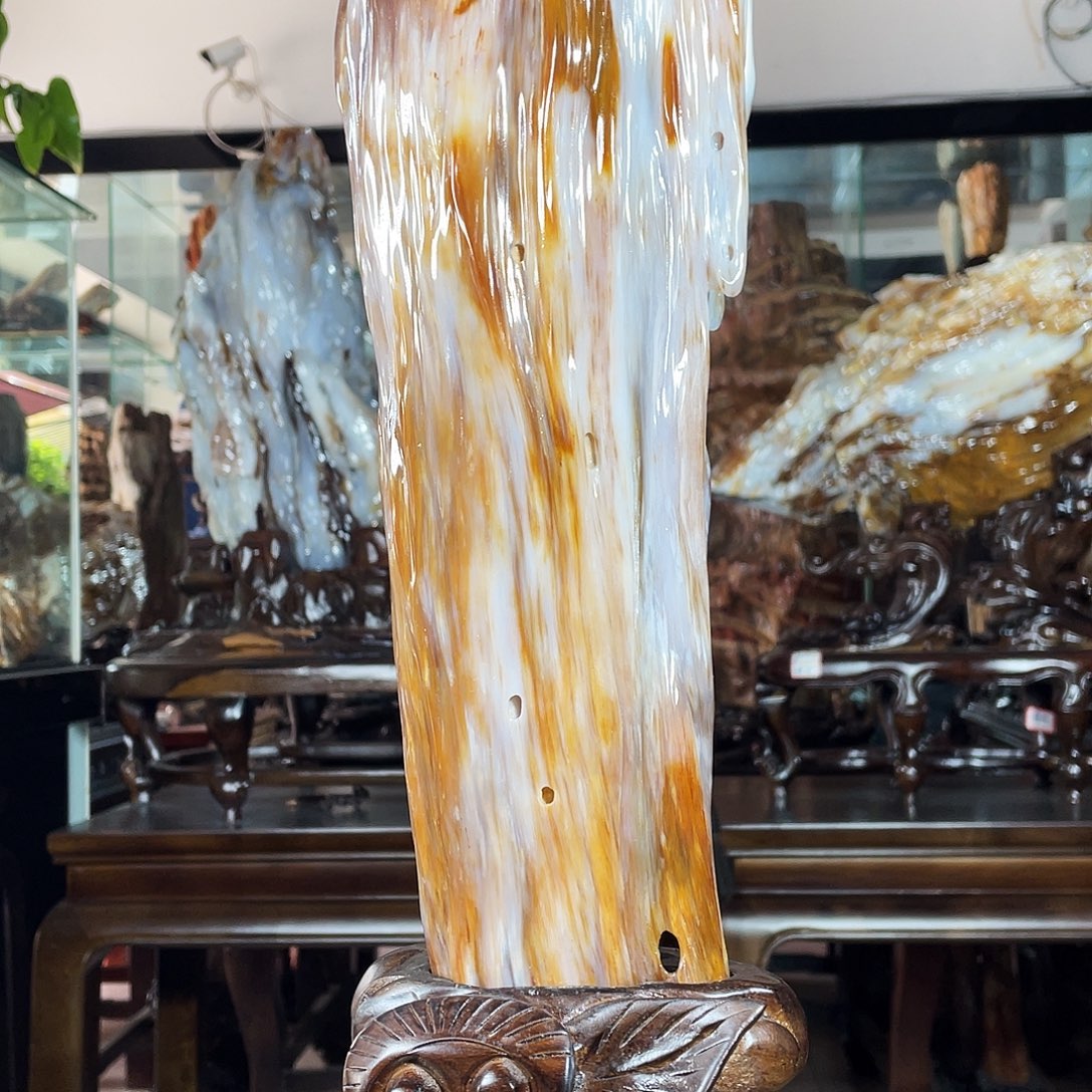 硅化玉未镶嵌珠宝奇石