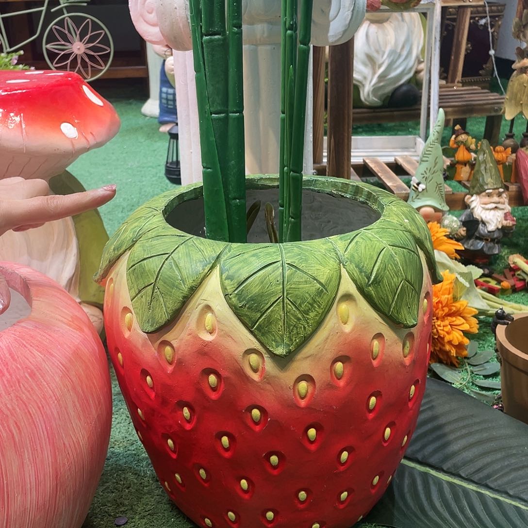 摆件花园摆件红红火火