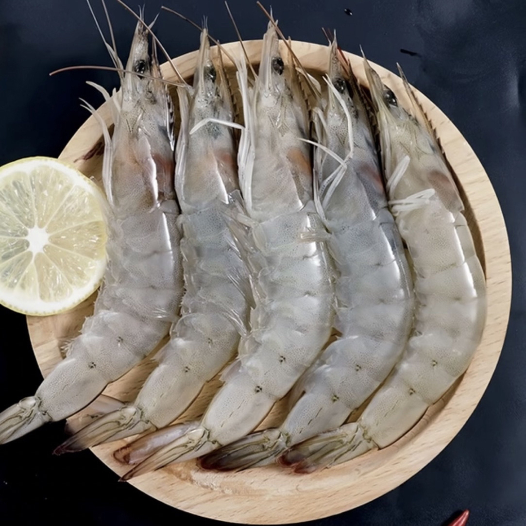 厄瓜多尔盐冻南美白虾2030规格原装进口特大号海虾净重3.3斤/盒