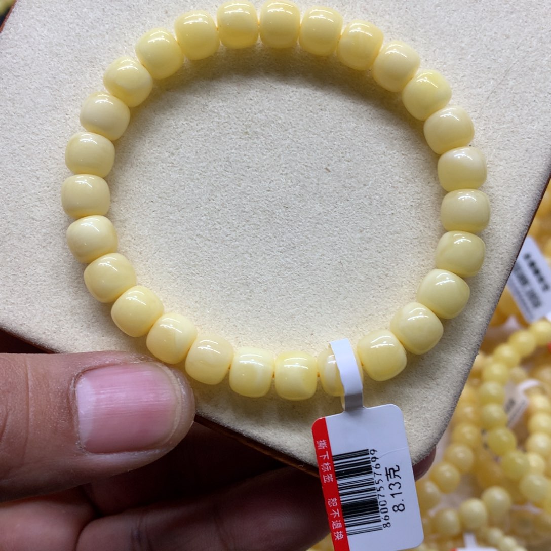 蜜蜡未镶嵌手链蜜蜡