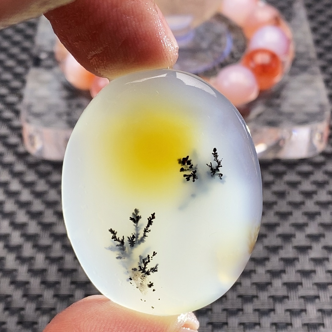 玛瑙/玉髓未镶嵌吊坠(不含链)914