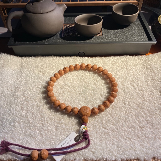 581号尼泊尔凤眼菩提，实心籽，尺寸11.3-6毫米27颗，一图一物