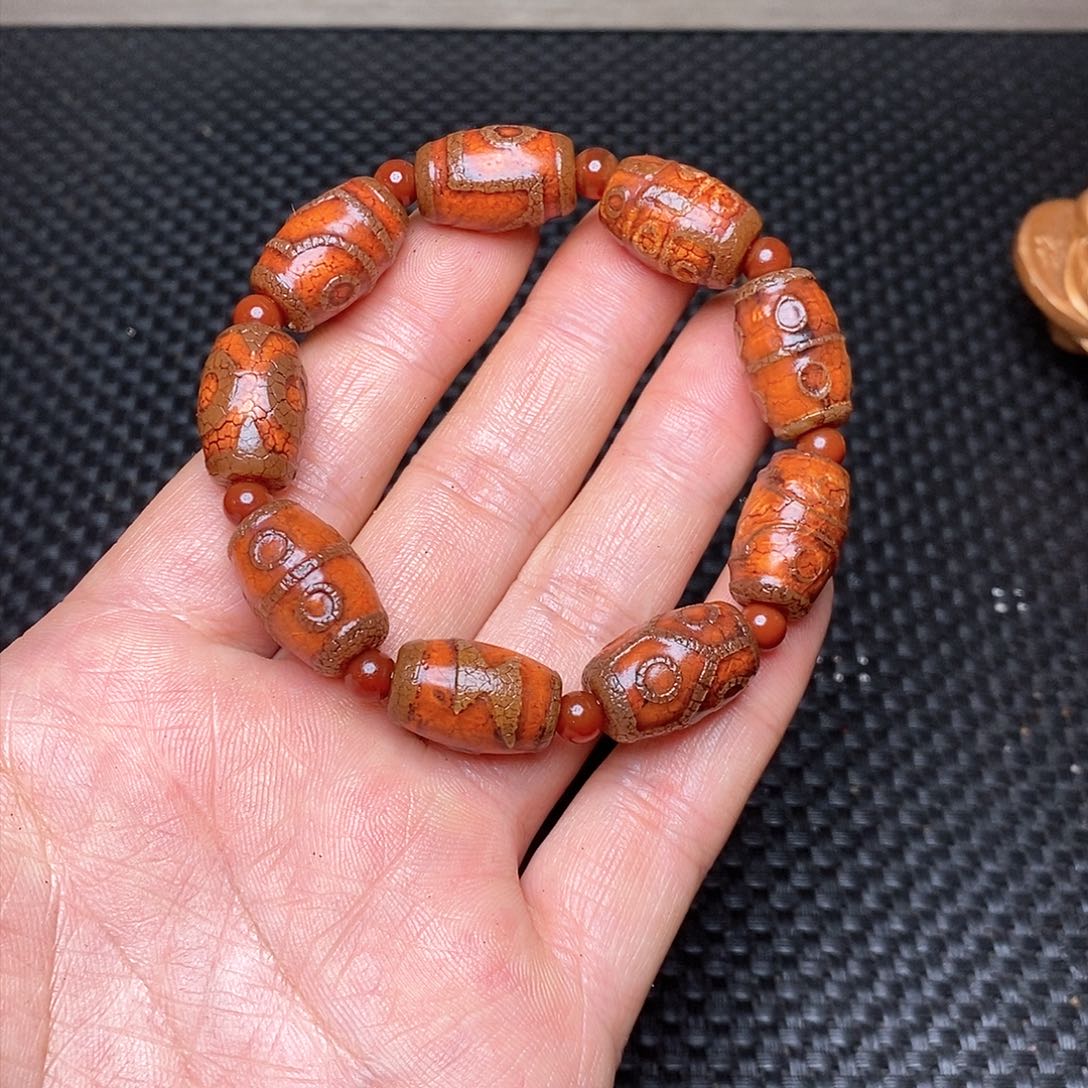 玛瑙/玉髓手链未镶嵌笑**生