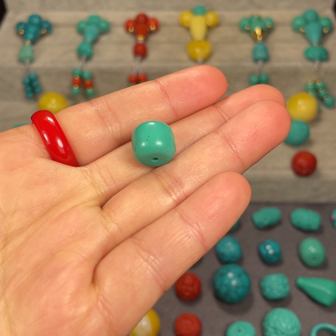 玛瑙/玉髓合金绿色12