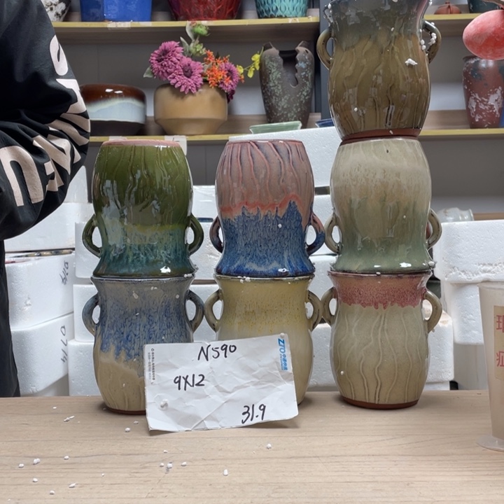 粗陶多肉花盆微瑕590