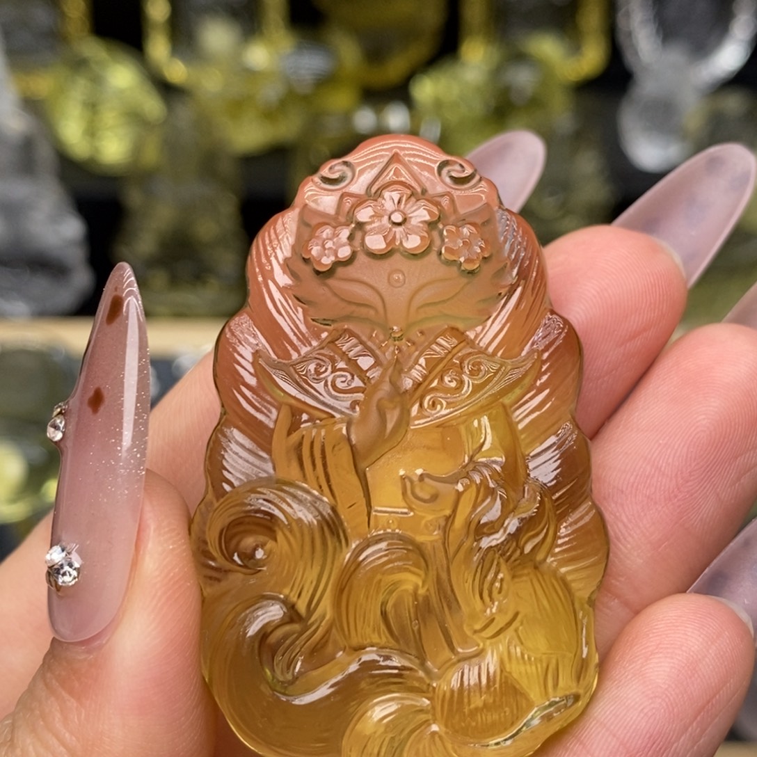 未镶嵌水晶颈饰狐仙