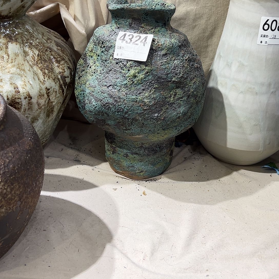 瓶7324高28口5陶瓷花瓶无孔