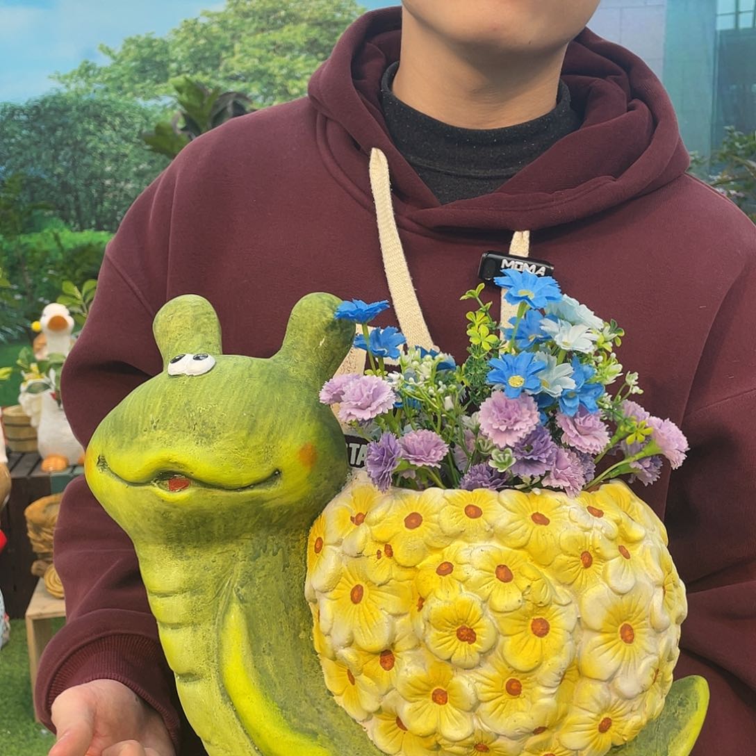 红陶花园庭院摆件