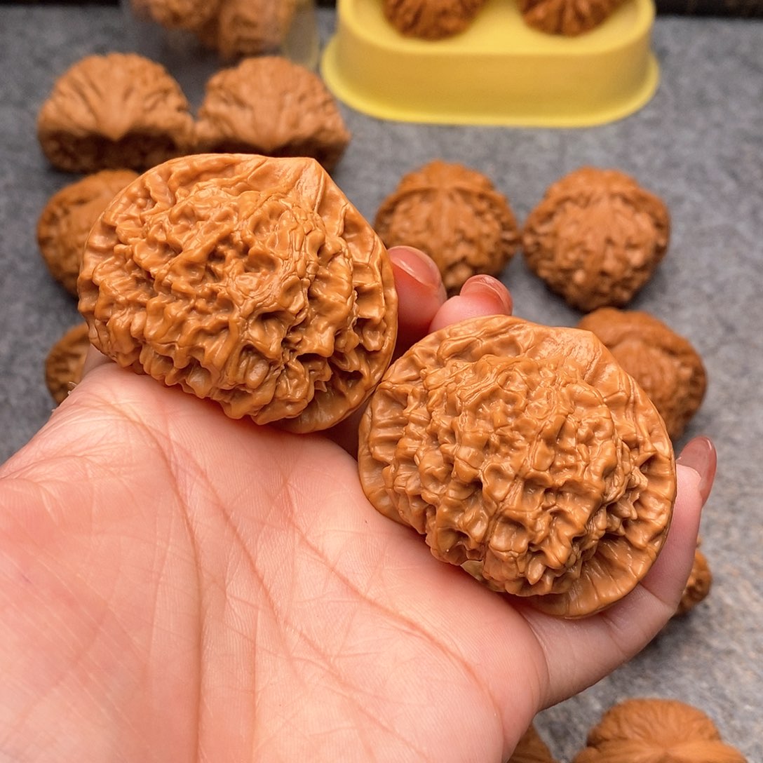 文玩核桃把件精品官帽50全品