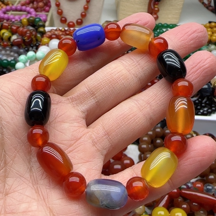 玛瑙/玉髓手链合金