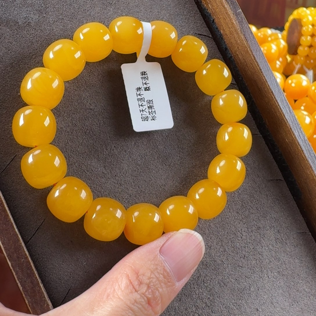 蜜蜡未镶嵌毛衣链