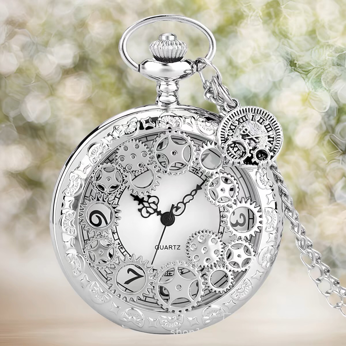 （以直播间为准）时尚休闲女士复古怀表配件石英