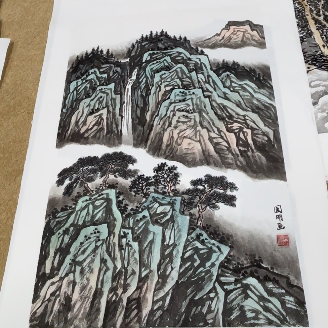 国画国画老师作品刘