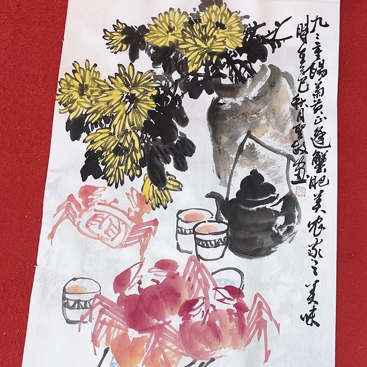 国画张圣敏先生纯手绘作品