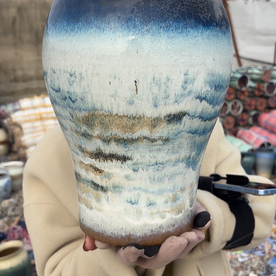 口径20高度31.5瑕疵一个鱼尾