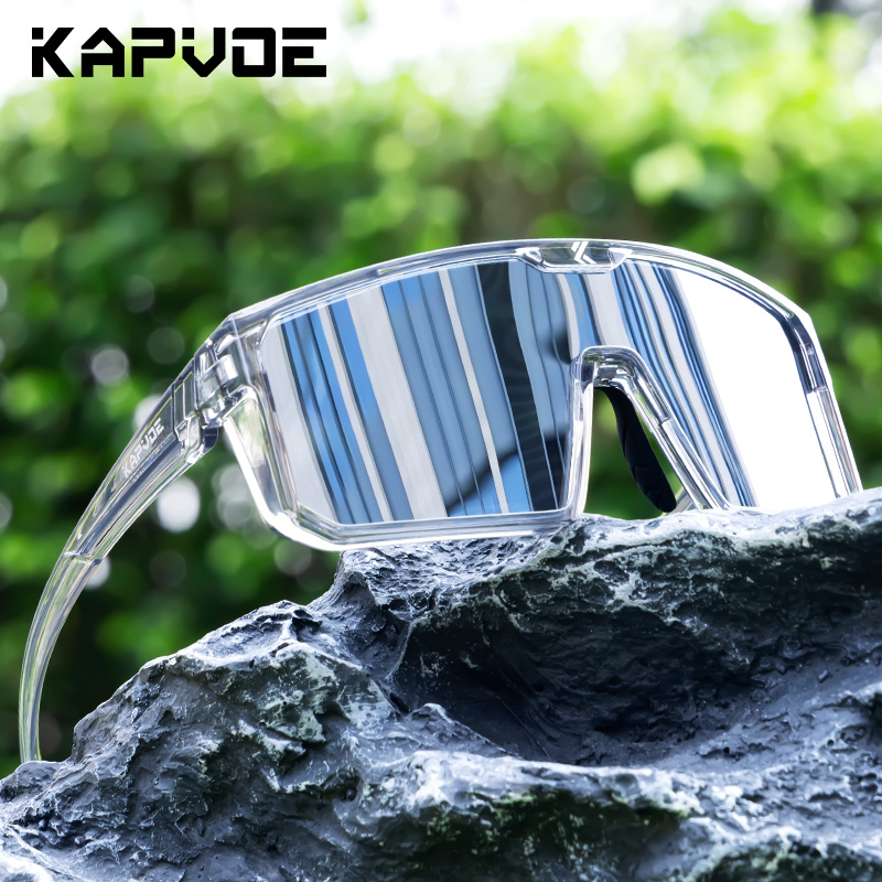 kapvoe卡普沃骑行变色眼镜户外运动日夜两用偏光炫彩护目镜232