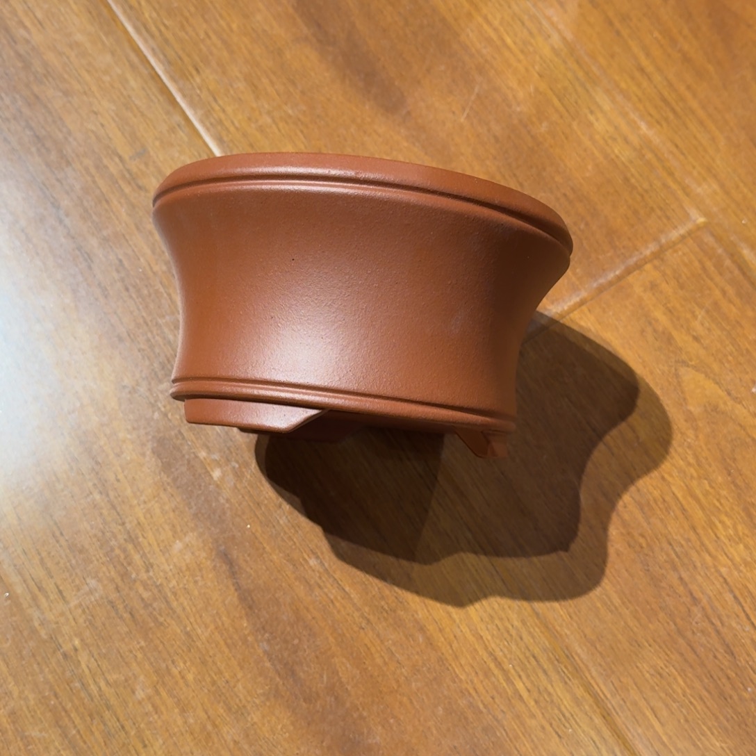 紫砂花盆原矿紫泥