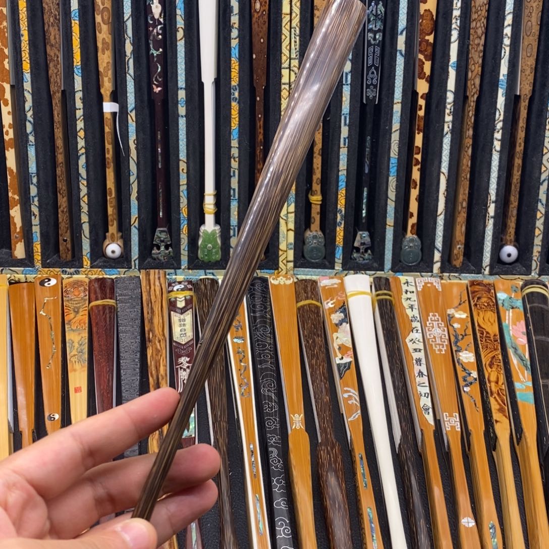 玩***志扇子吴阳棕竹茄头