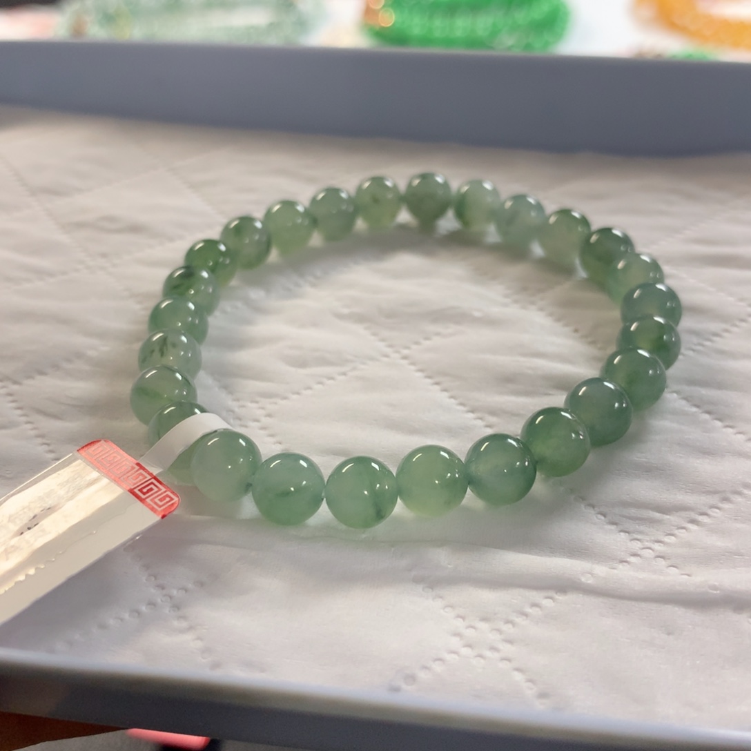 翡翠未镶嵌项圈手串