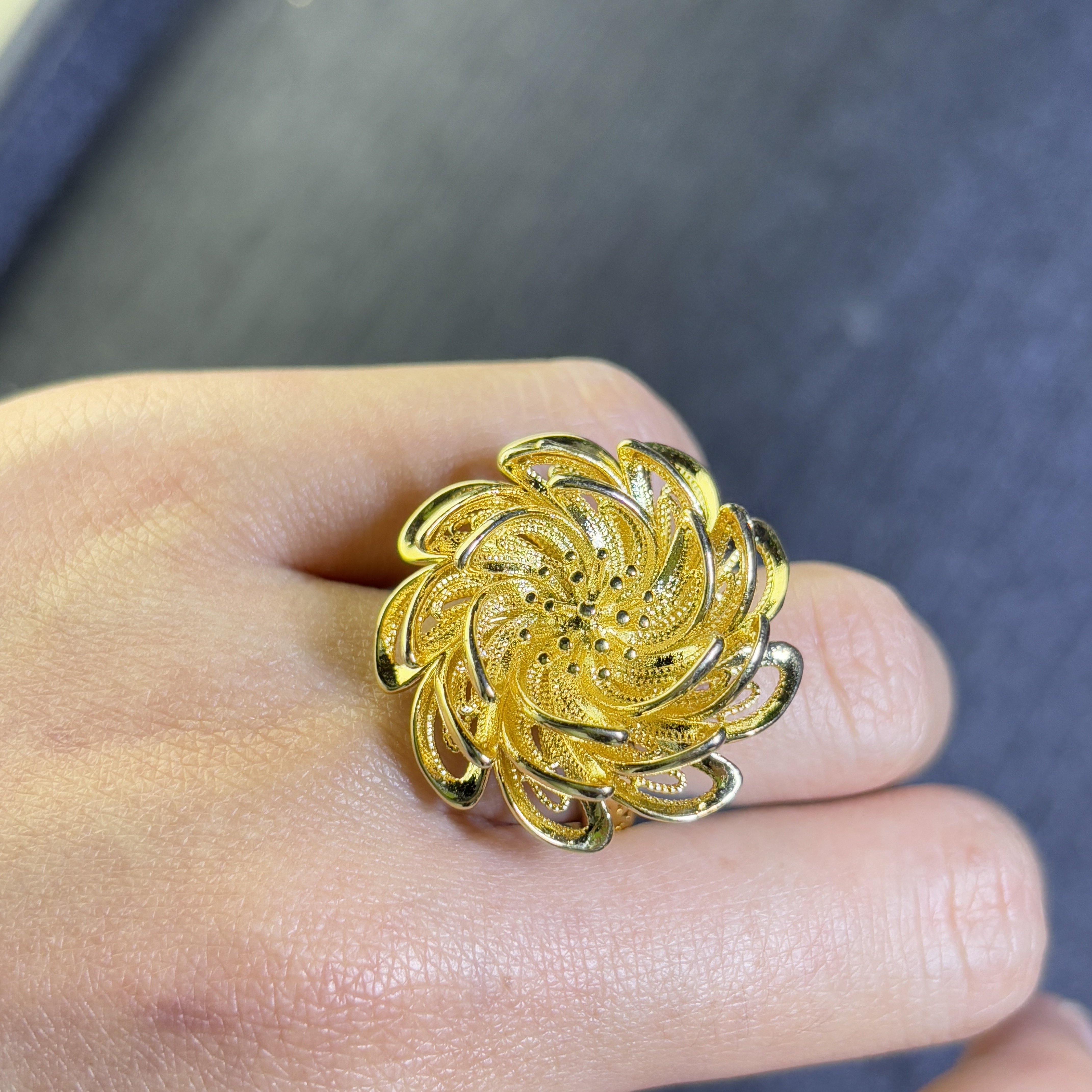 C24-禾遇牡丹花戒指