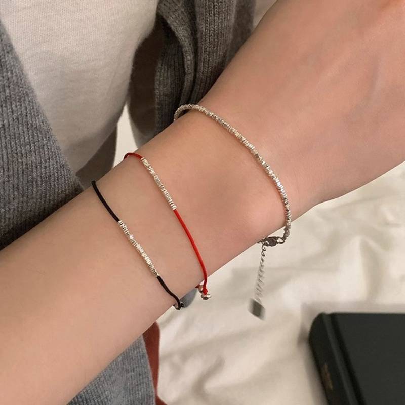 925银新中式简约编织手绳