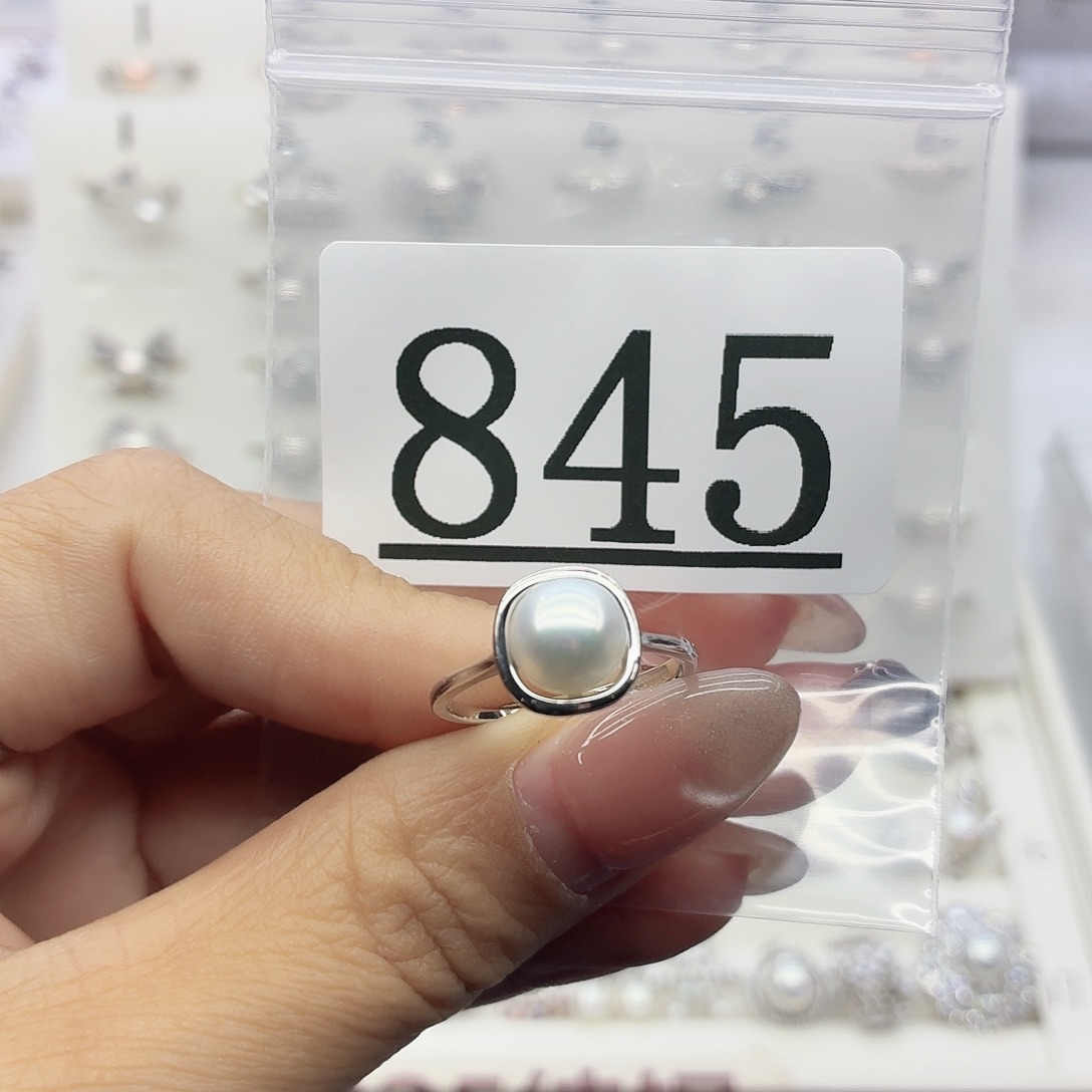 8***啵淡水珍珠珠宝奇石银S925镶嵌845