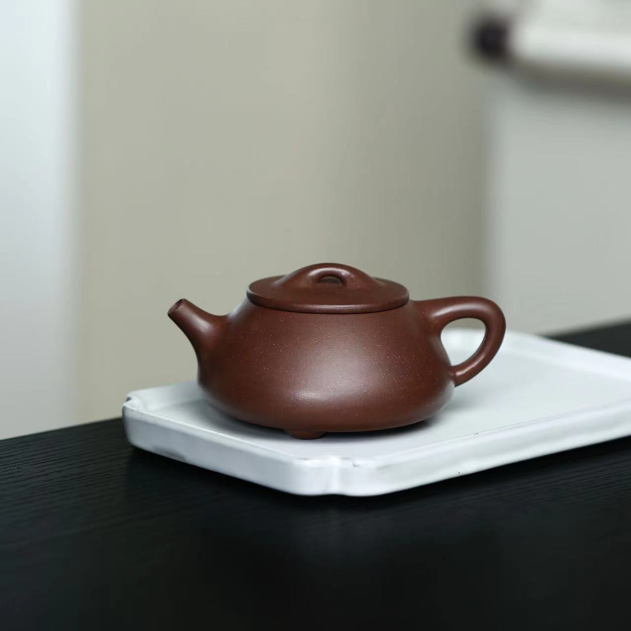 LCC紫泥【景舟260cc】宜兴黄龙山原矿紫砂手工壶