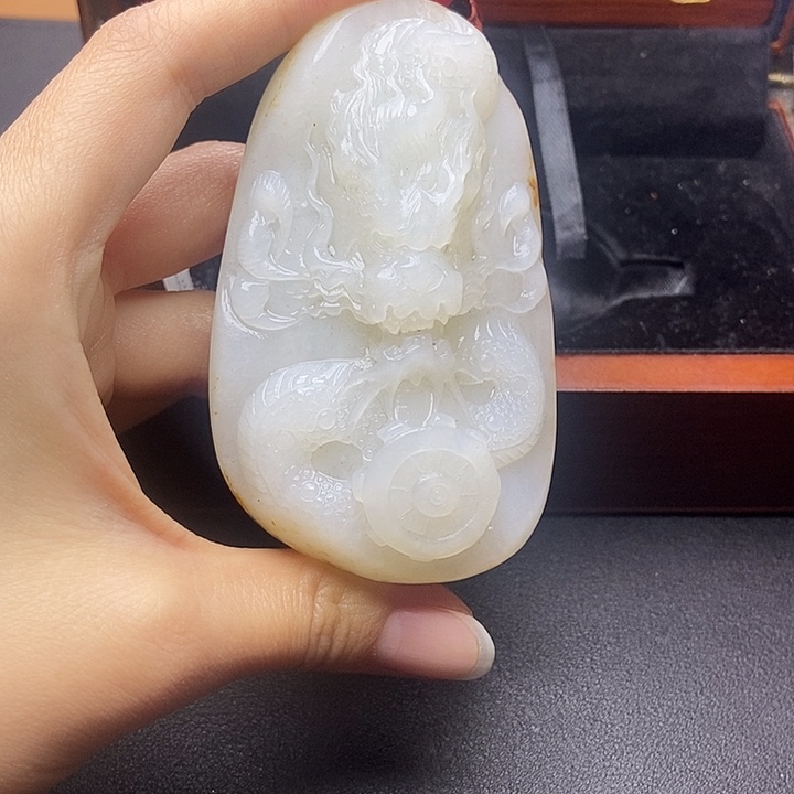 和田玉未镶嵌挂件满**！N