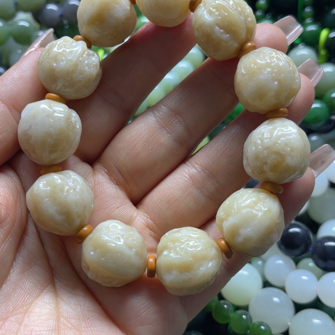 和田玉手链未镶嵌