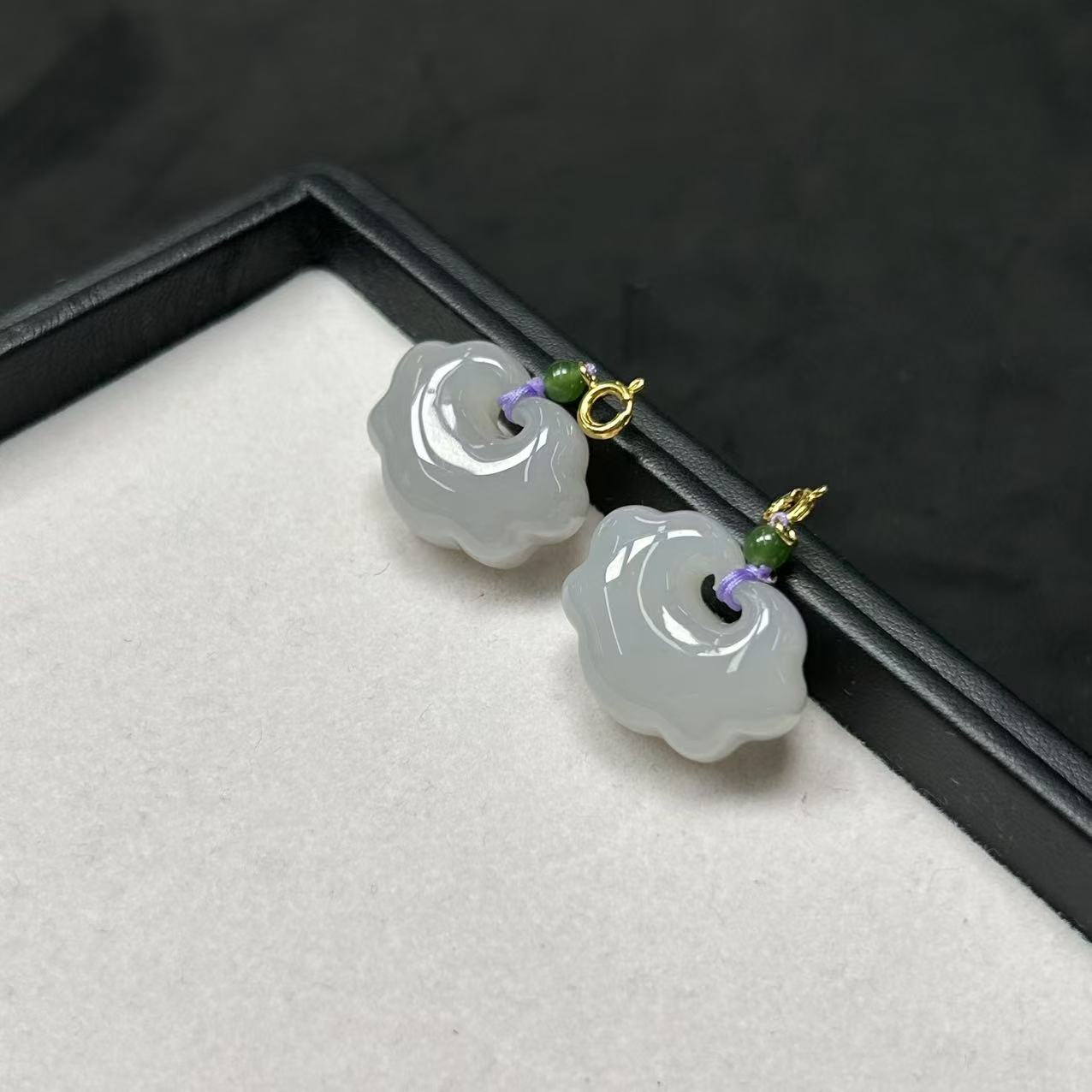 【睿泽赏宝】S925和田玉如意吊坠 多样性发一 18*25*11 KS0090342