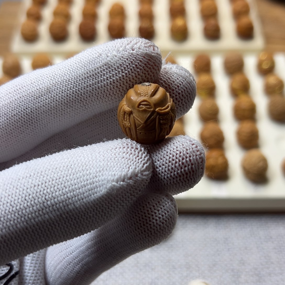 吊坠猴头核桃猴头核桃雕刻单颗