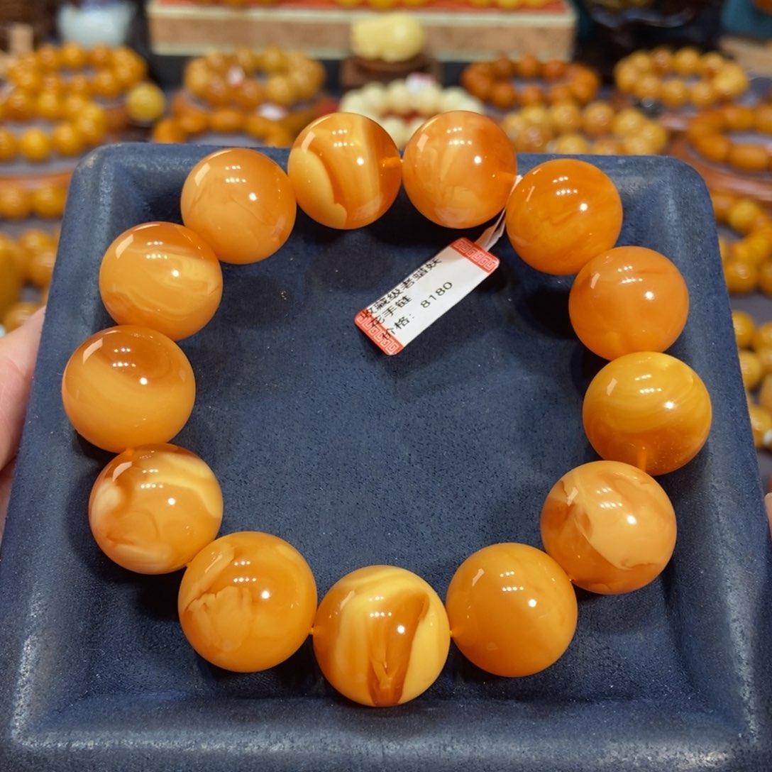 蜜蜡手链未镶嵌蜜蜡