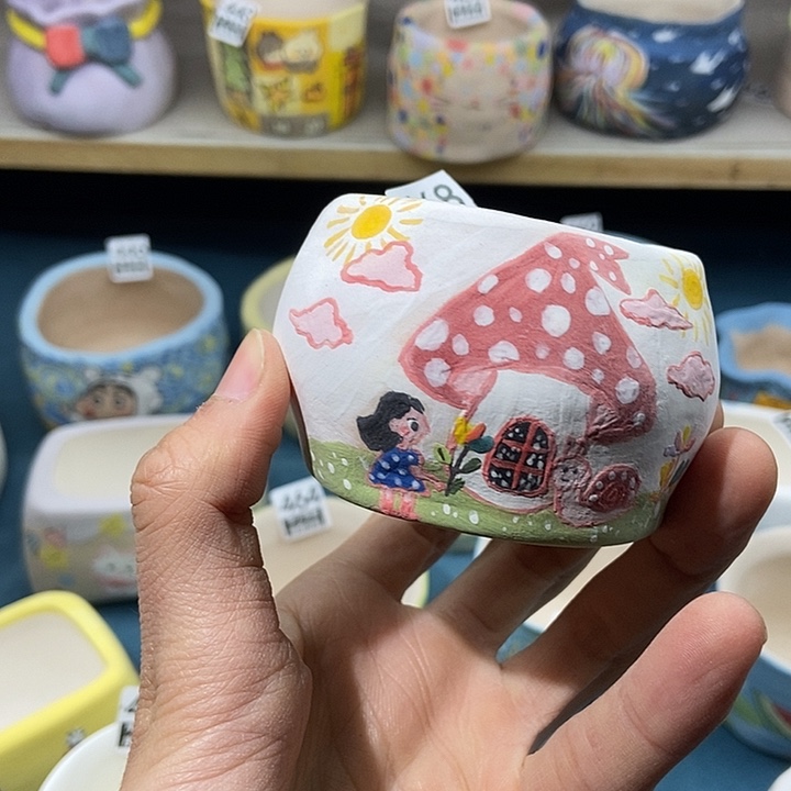 红陶468 2.12 手工盆接图定制