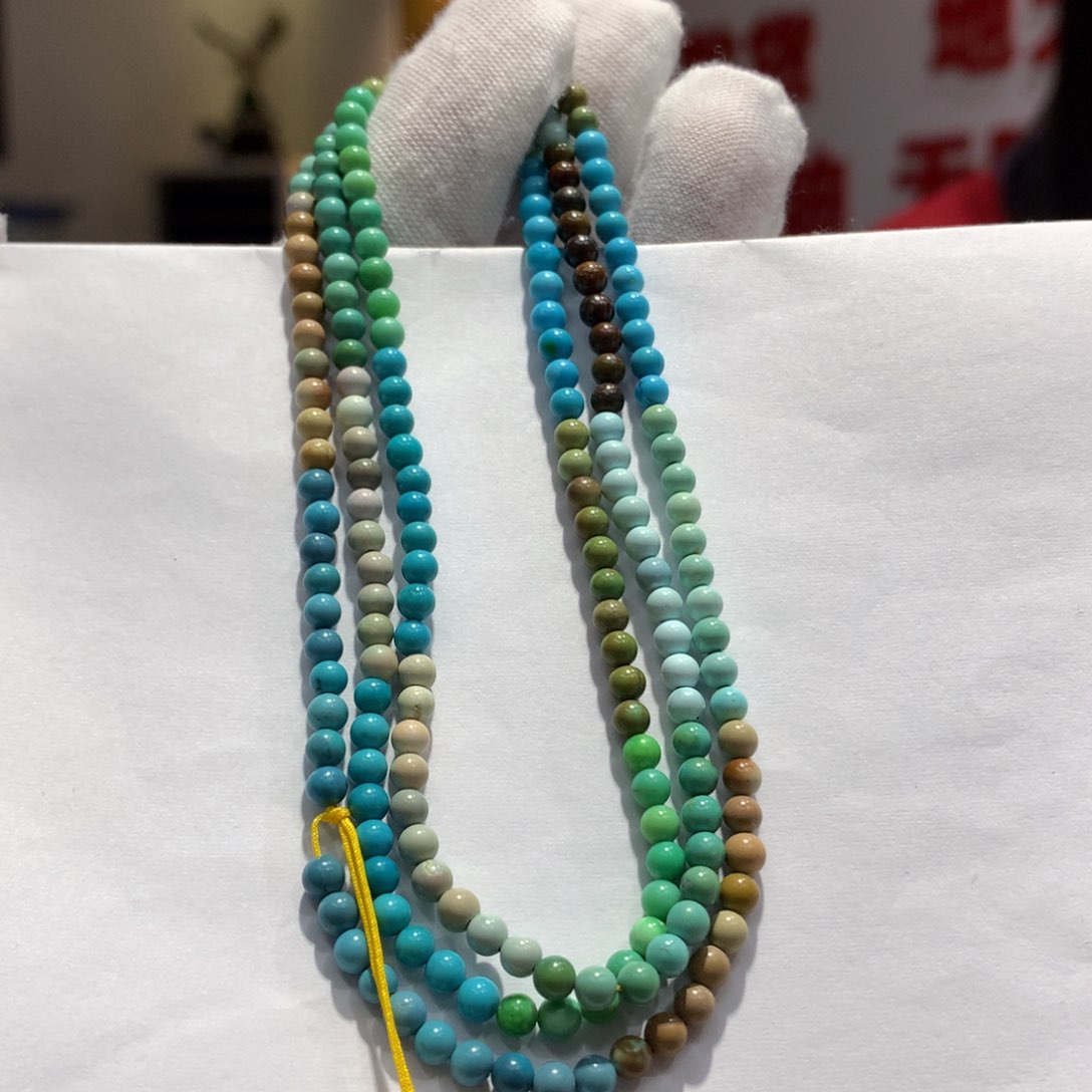 绿松石长链未镶嵌