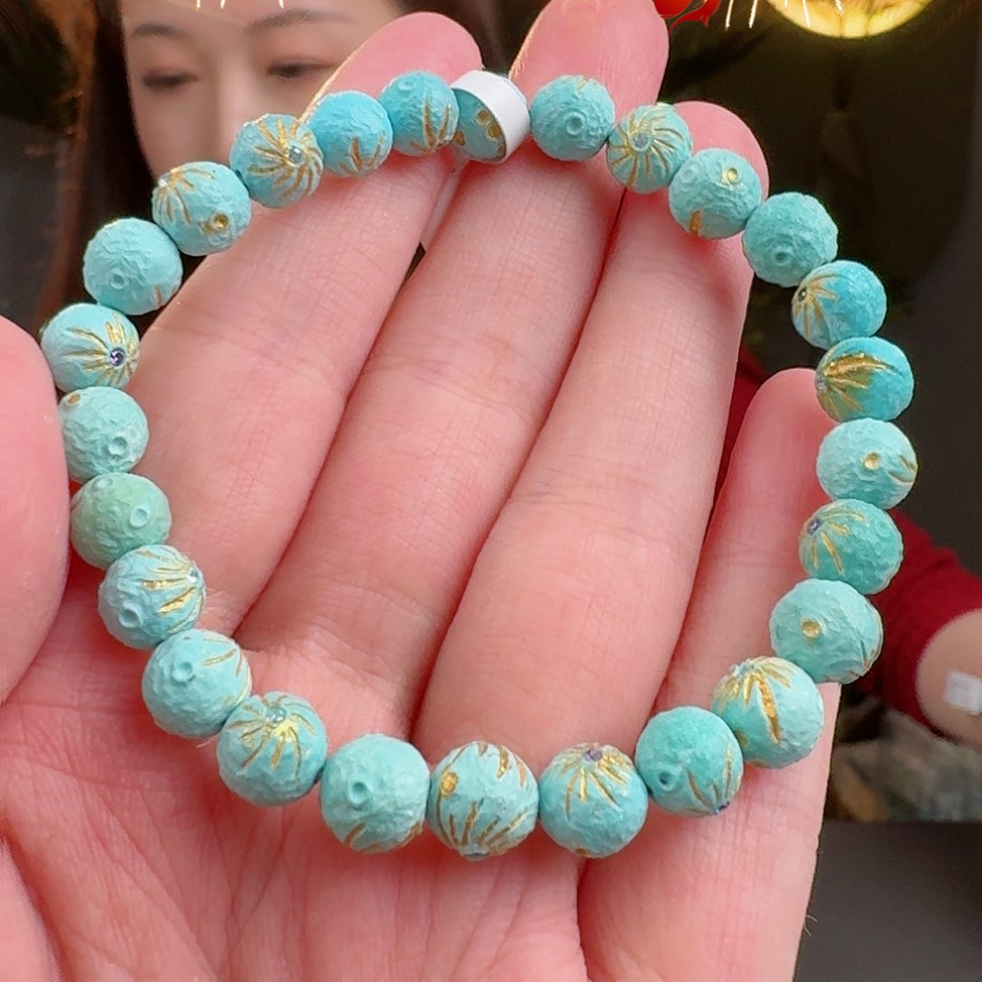 绿松石珠宝奇石未镶嵌