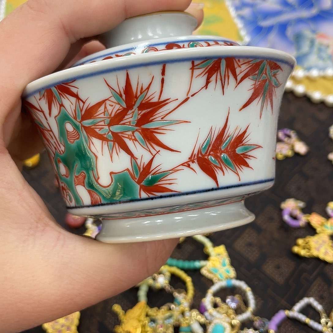 盖碗暗**香杯子里还有好多