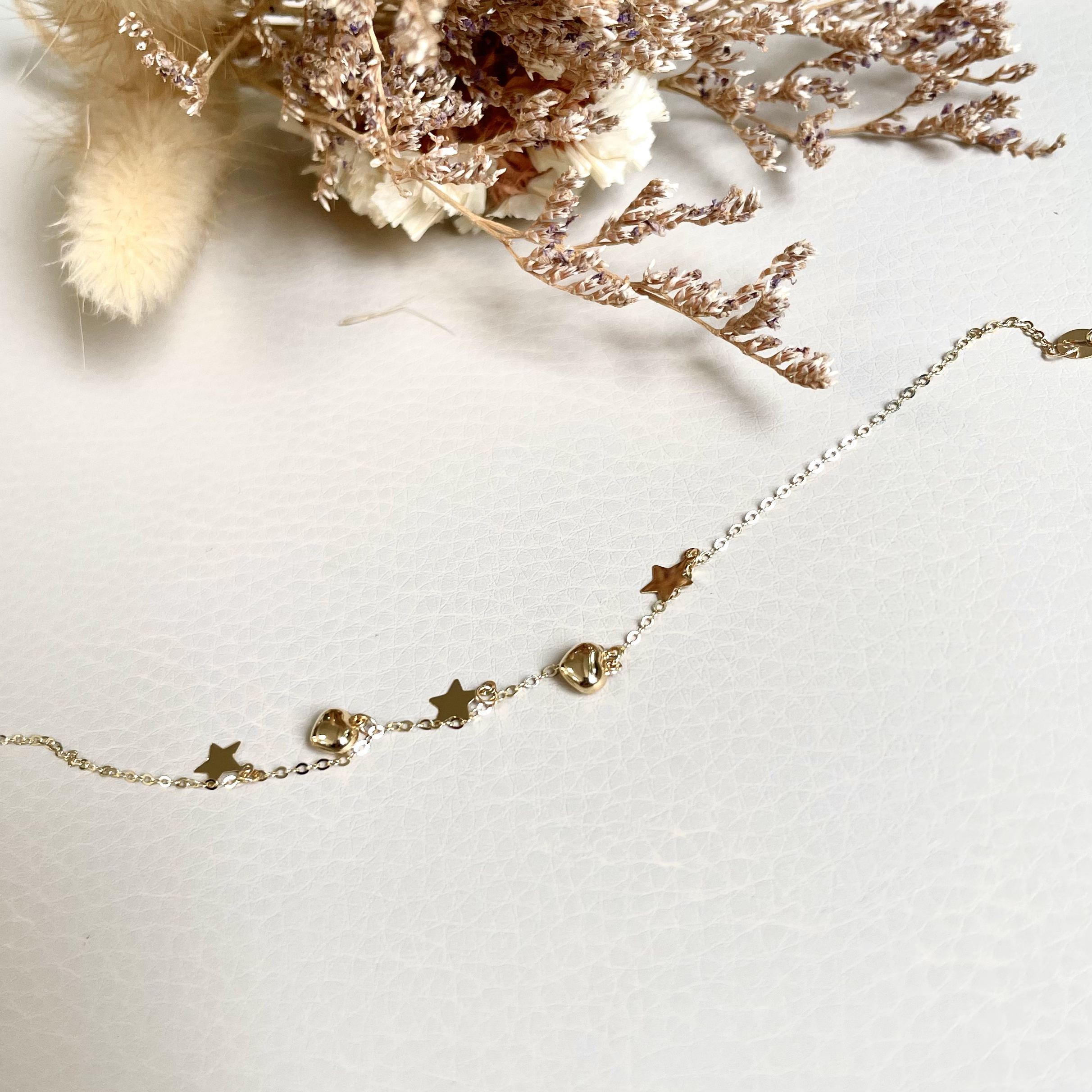 [美控MK]18K金星星手链/轻金精致可爱小巧时尚