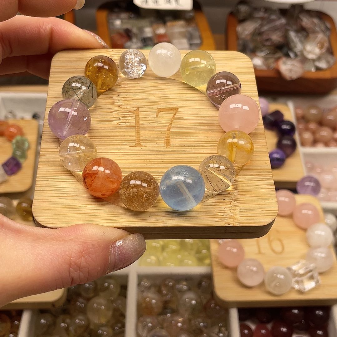 烟晶手链合金小****拉