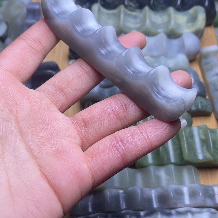 和田玉珠宝半成品未镶嵌用****4