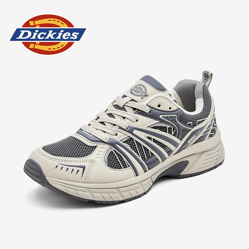 Dickies秋季新款增高透气老爹鞋秋季时尚休闲鞋低帮户外防滑男鞋